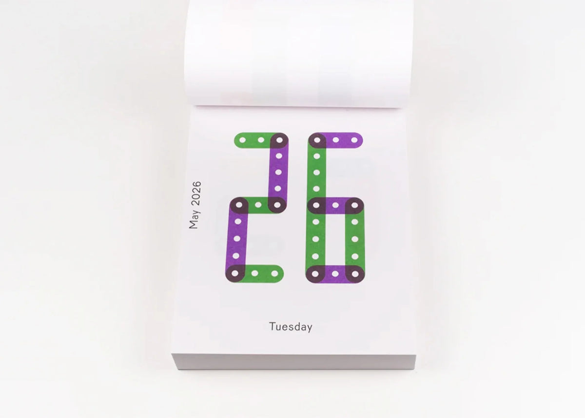 Karel Martens / Every day is a new day Calendar 2026 – Fredericks Karel Martens / Every day is a new day Calendar 2026 – Fredericks