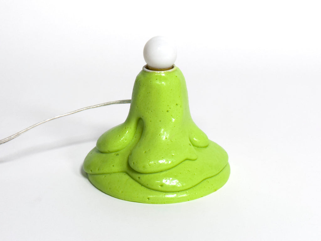 Small Green Foam Lamp