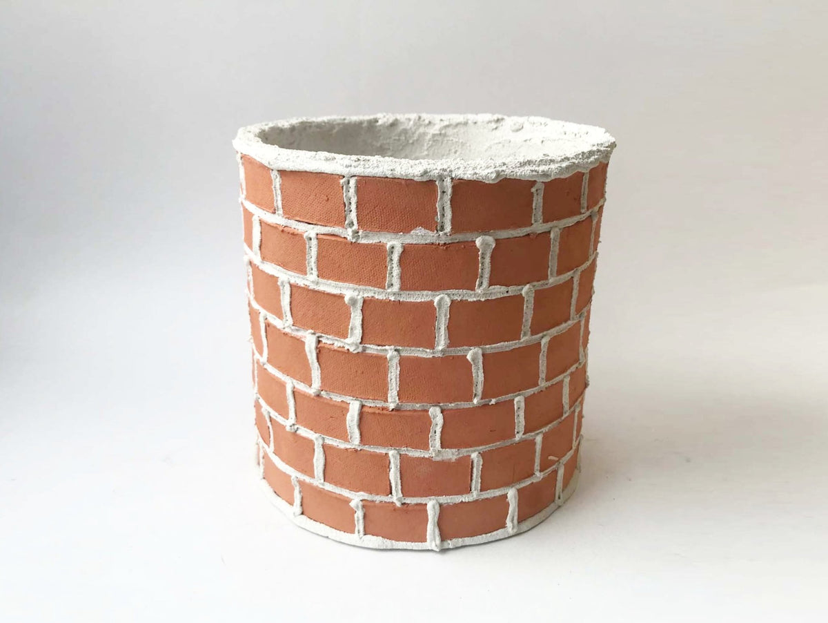 brick plant pots Brick Planter – Fredericks and Mae