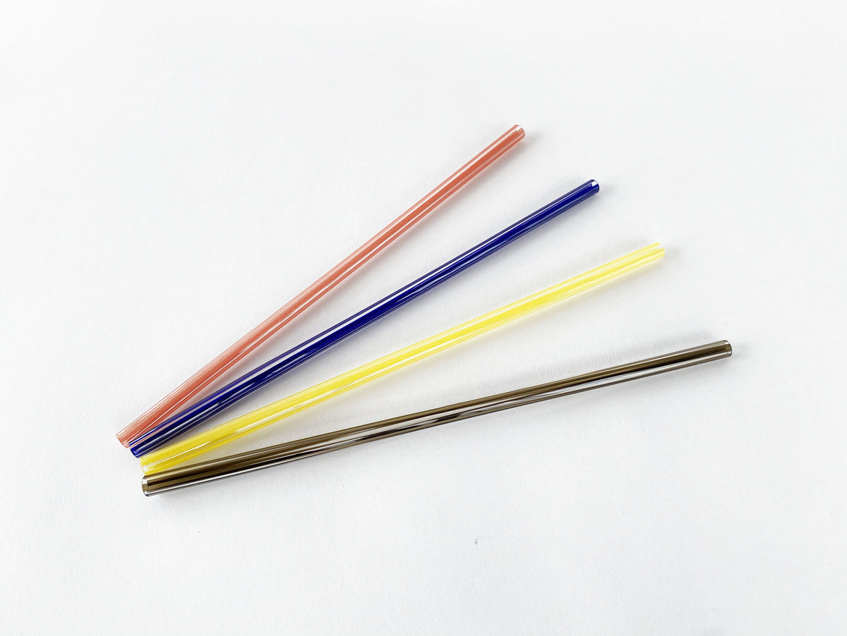 Glass Straws Colored (Set Of 4) – Mi Casa Collective