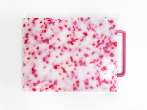 Pink/White Cutting Board