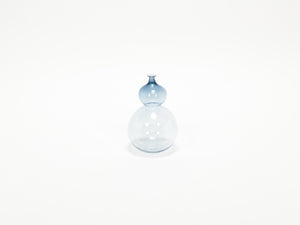 Transparent Blue Bubble Vase