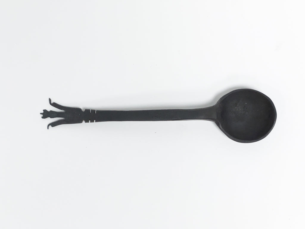 Spoon With Floral Flourish
