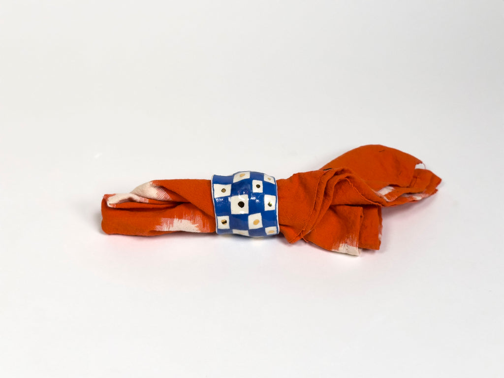 Napkin Ring + Orange Napkin