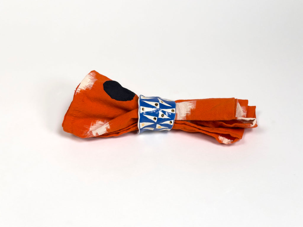 Napkin Ring + Orange Napkin