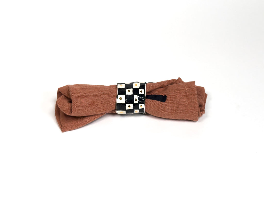 Napkin Ring + Teracotta Napkin