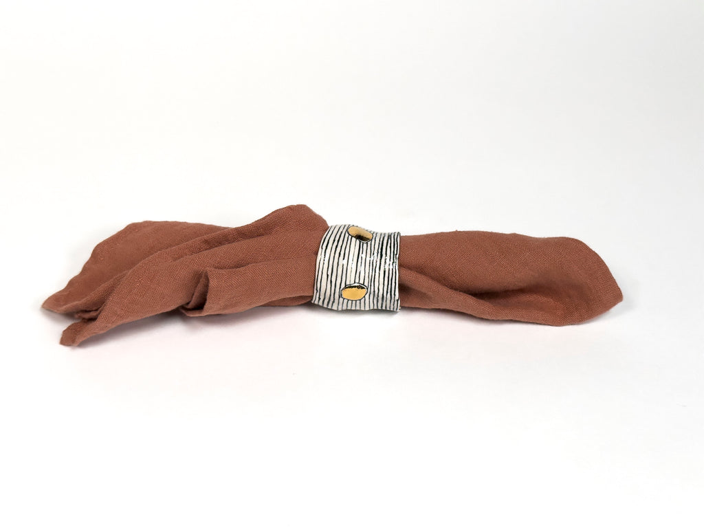 Napkin Ring + Teracotta Napkin