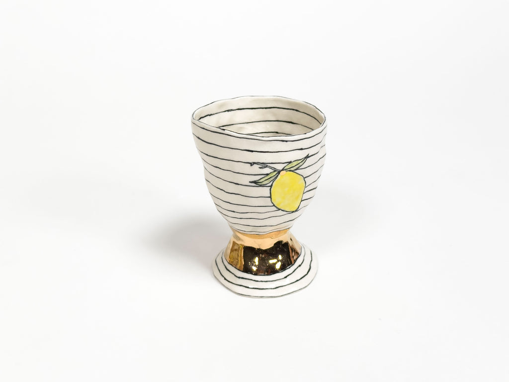 Goblet with Lemon + Arrows
