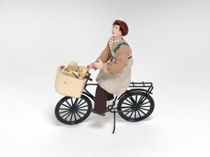 Bread Seller on Bicycle Miniature