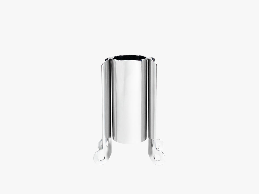 Silhouette Vase Chrome