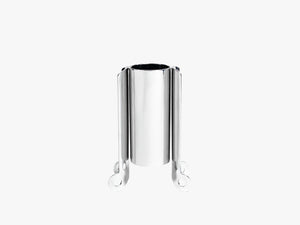 Silhouette Vase Chrome