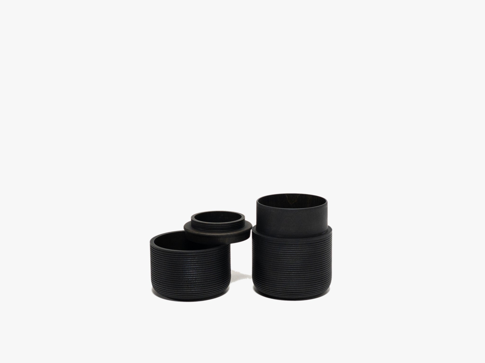 Karmi Tea Canister Tawara - Black