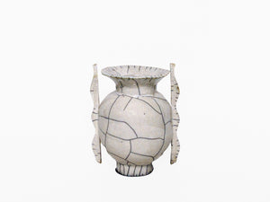 Matisse Handles Raku Fired Vessel