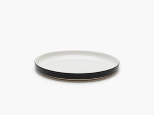 Large Low Plate Black Edge