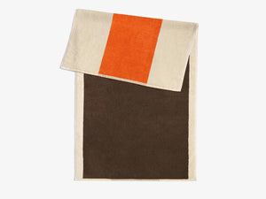 Beach Towel - Orange + Brown