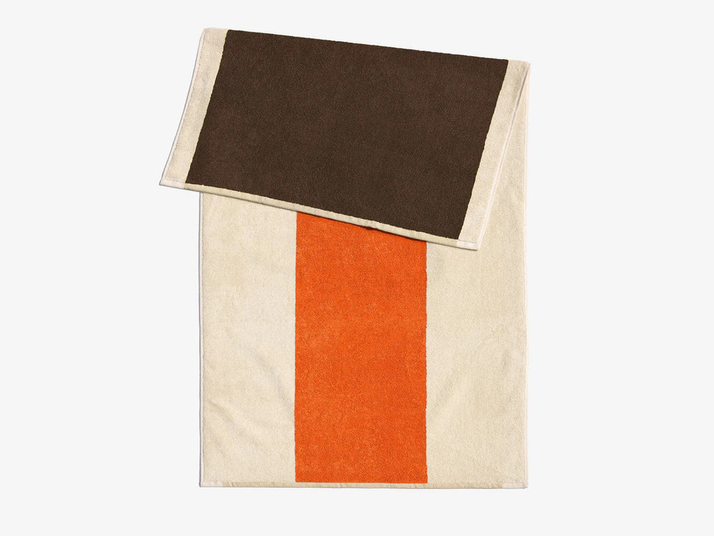 Beach Towel - Orange + Brown