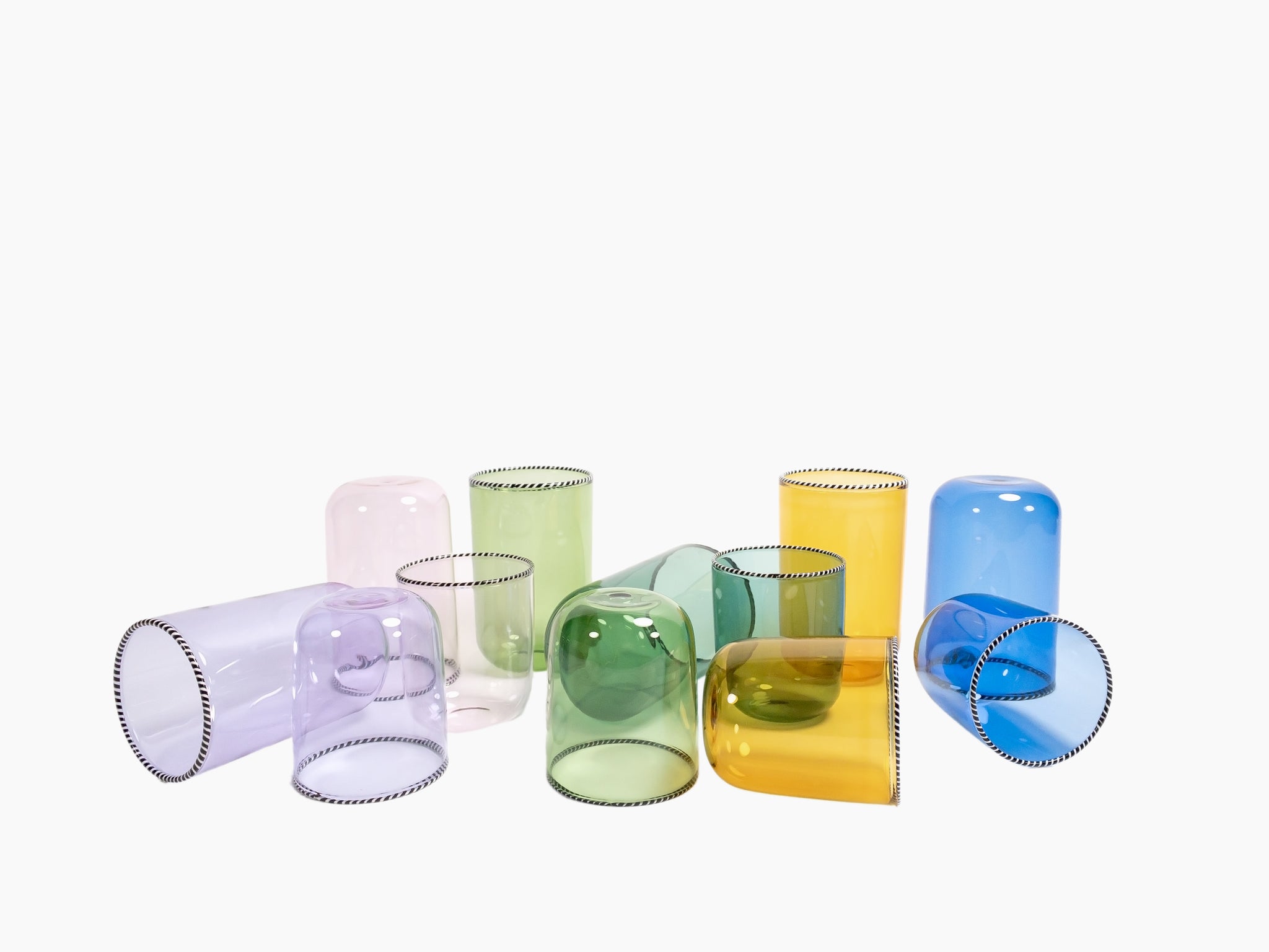 Large Rainbow Glass Set