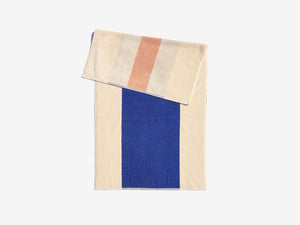 Bath Towel - Royal Blue + Peach