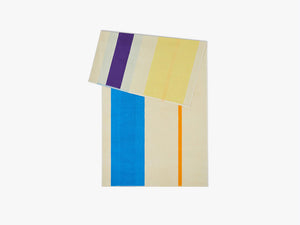 Beach Towel - Aqua, Orange, Purple + Yellow