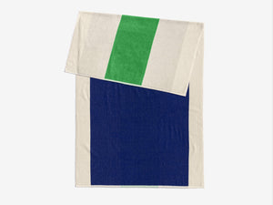 Beach Towel - Royal Blue + Green