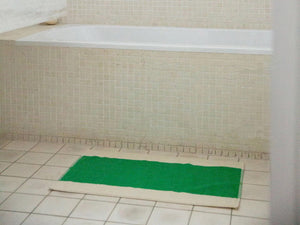 Bath Mat - Green + Honey