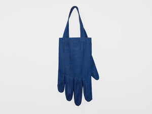 Right Hand Tote in Blue Denim