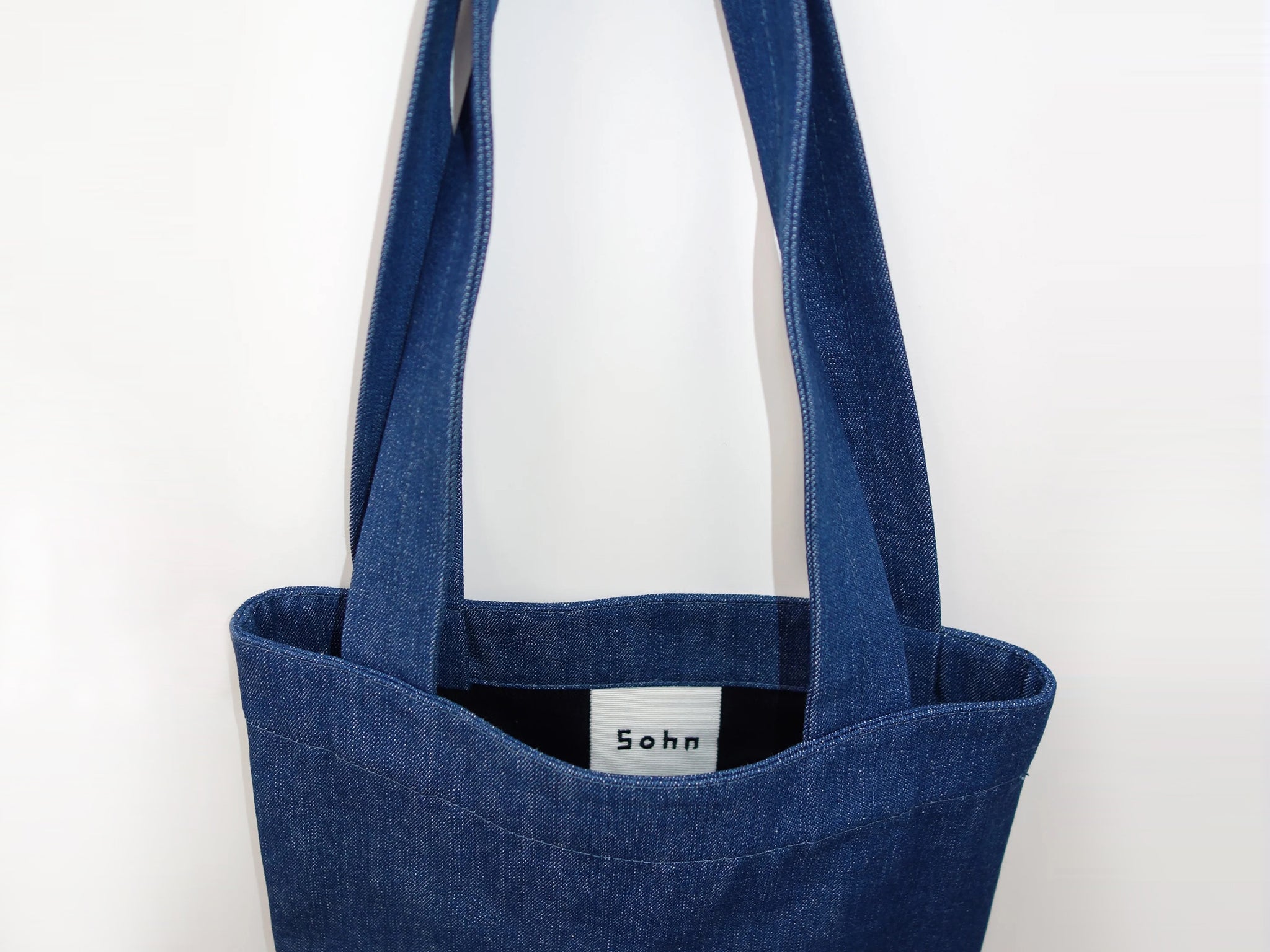 Right Hand Tote in Blue Denim