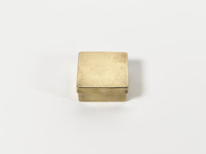 Small Square Brass Box