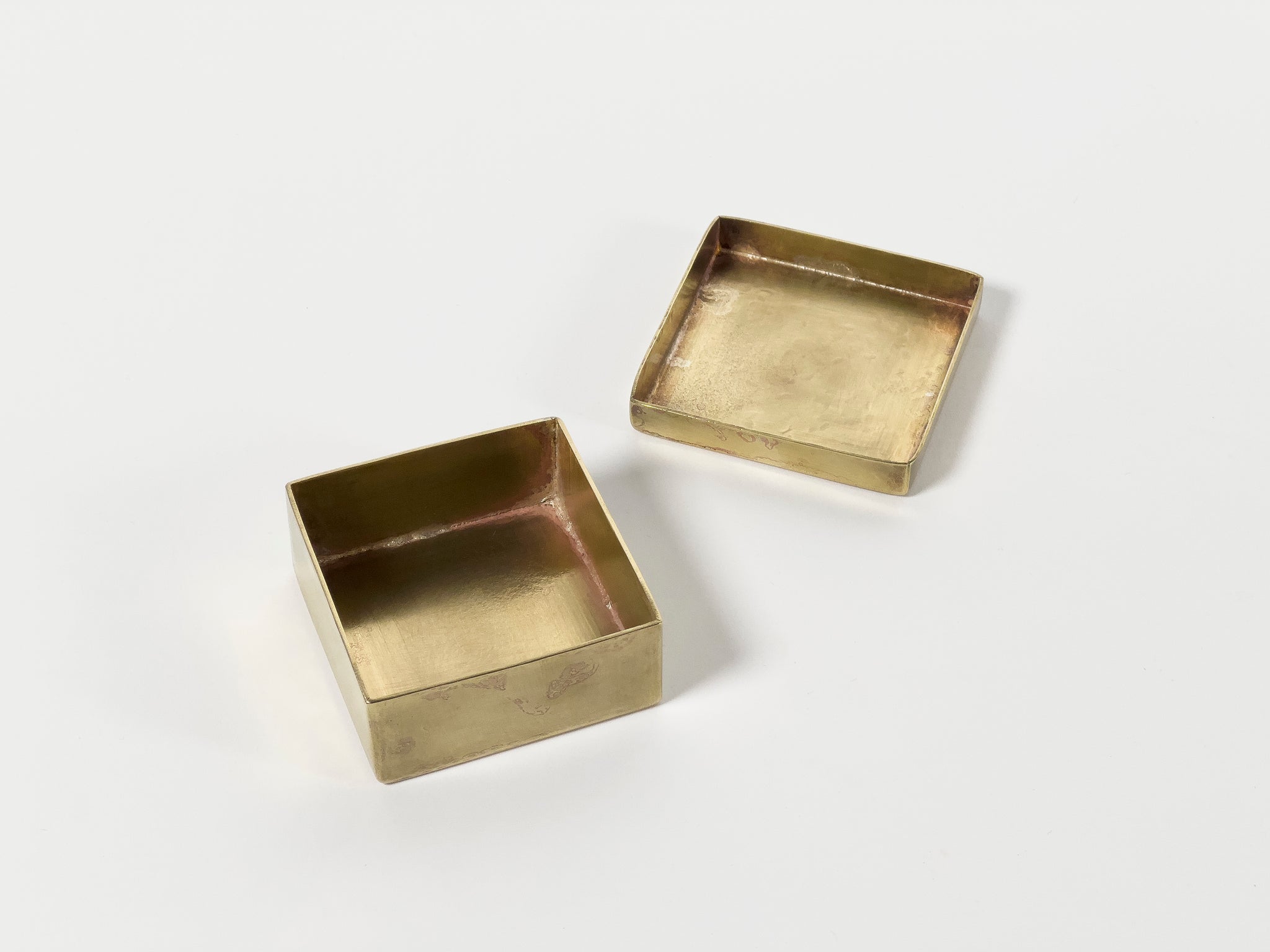 Small Square Brass Box