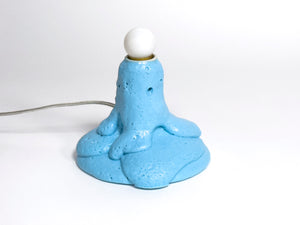 Small Blue Foam Lamp