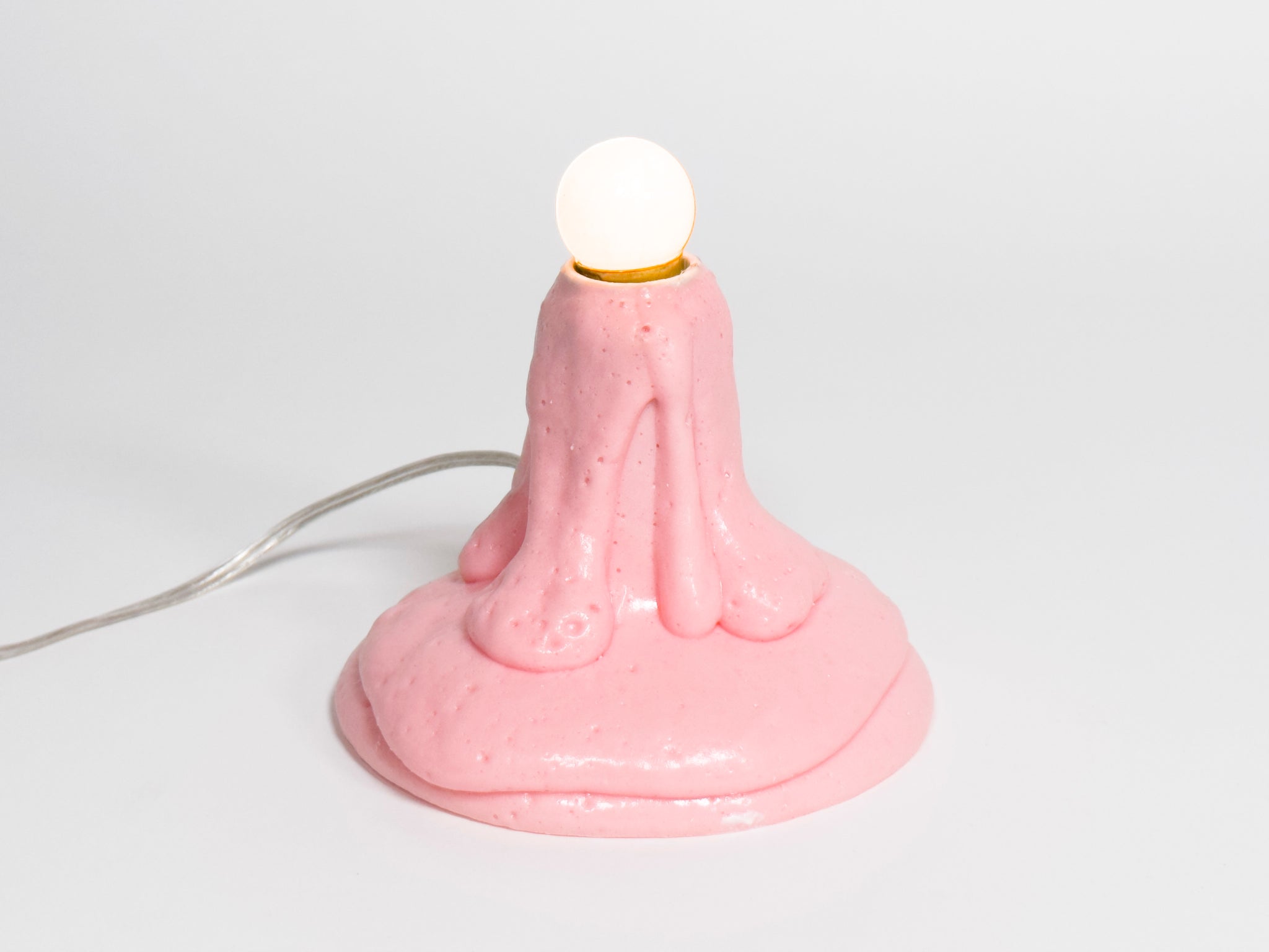 Pink Foam Lamp