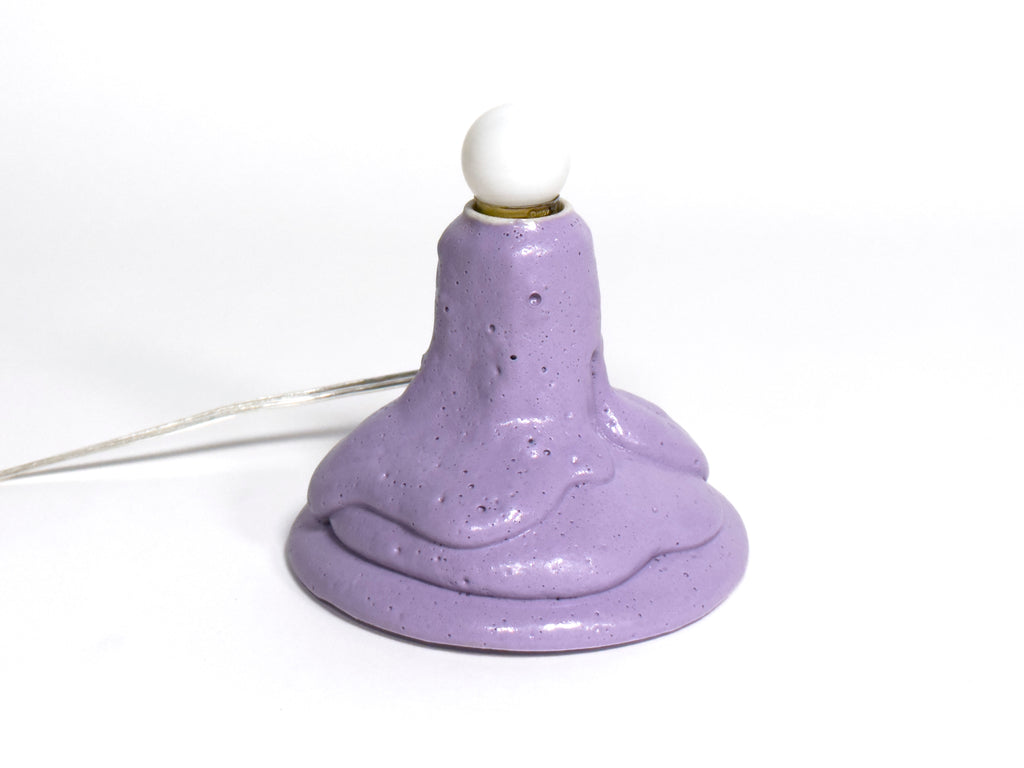 Lavender Foam Lamp