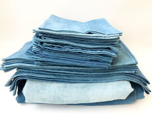 Indigo Dyed Linens