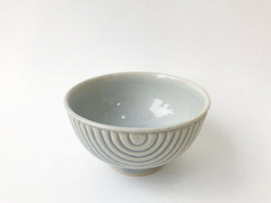 Bowl with Fluted Stripes