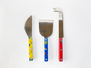 Cheese Knives - Red/Yellow/Blue