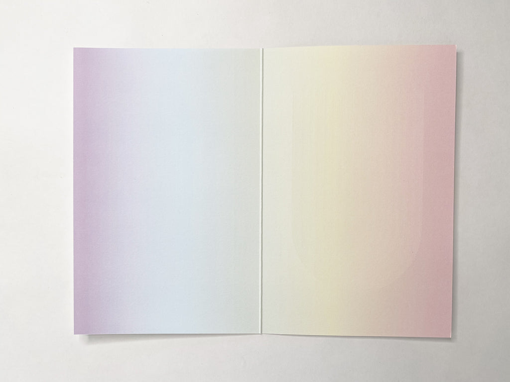 Rainbow Colorfield Notecard