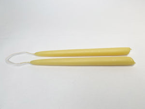 12" Beeswax Tapers