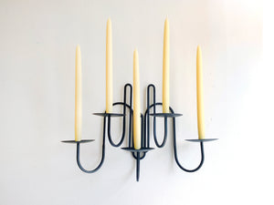 Five Armed Iron Candle Holders