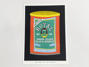 Royal Baking Powder Risograph