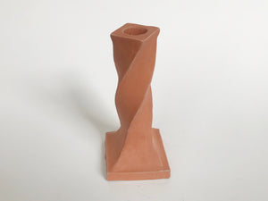 Terracotta Twist Candleholder