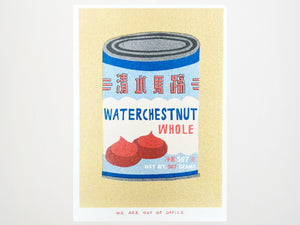 Water Chestnuts Risograph